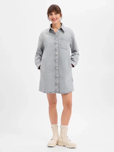 Marc O'polo Denim Sukienka Jeansowa grau szara