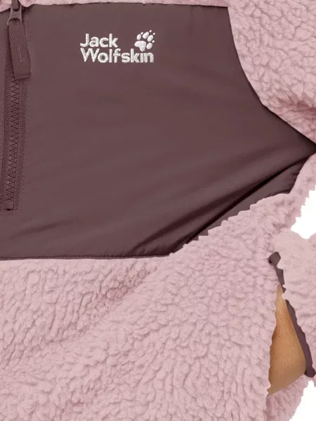 Jack Wolfskin кофта на застібці з капюшоном дитяча флісова ICE CURL