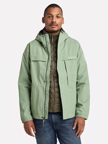 Демісезонна куртка Timberland Benton Waterproof Shell світло-зелений зелена