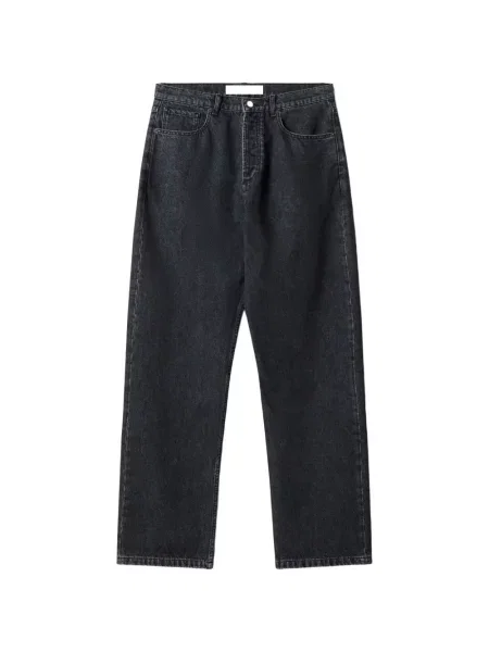 Blugi drepți Maison Kitsune negru