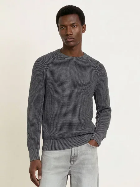 Allsaints Sweter Kit schwarz czarny
