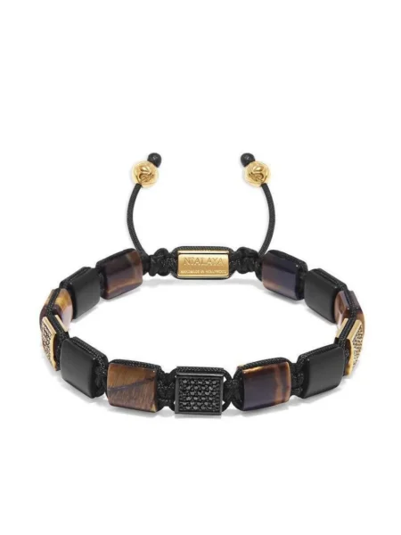 Гривна Nialaya Jewelry мъниста кафяво