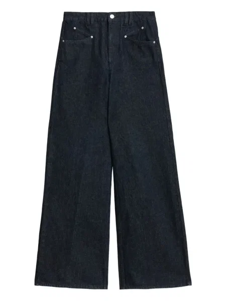 Pantaloni Isabel Marant albastru