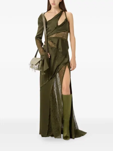 Fustă Blumarine din dantelă verde