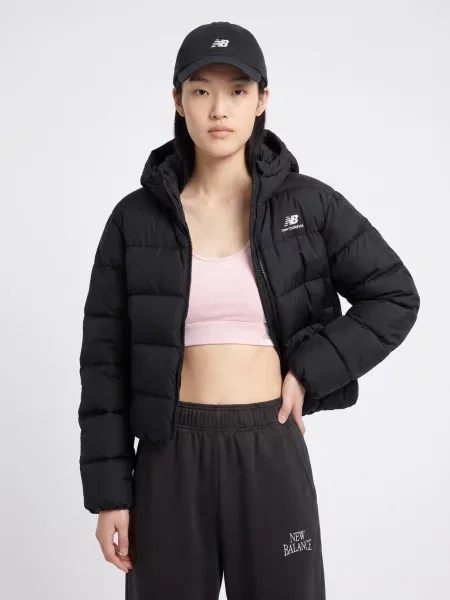 Geacă cu puf New Balance negru