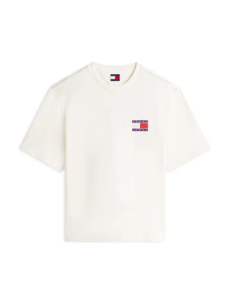 Tommy Jeans Tricou lila / roșu alb