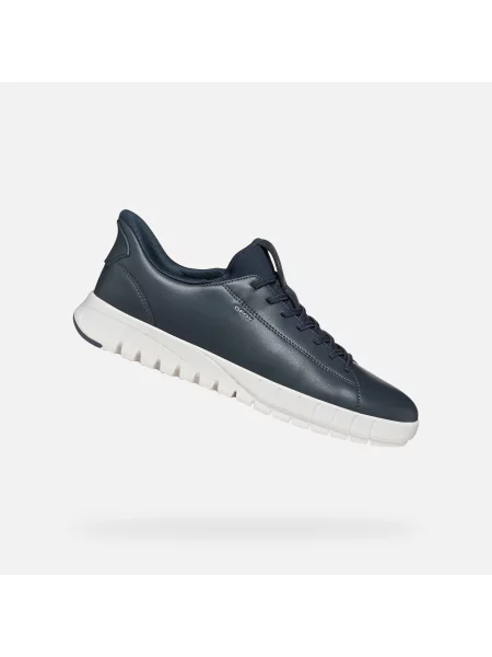 Sneakerși Geox albastru