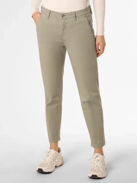 MAC Pantaloni eleganți Summer Spririt pastel verde