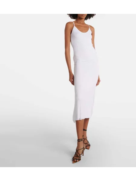 Rochie Khaite din jerseu de costum alb