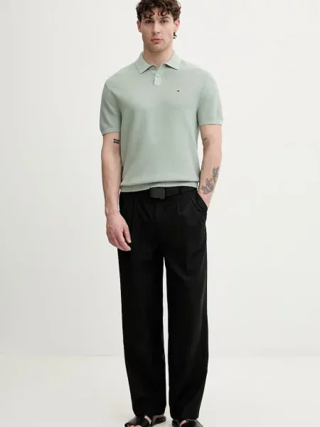 Tricou polo Tommy Hilfiger verde