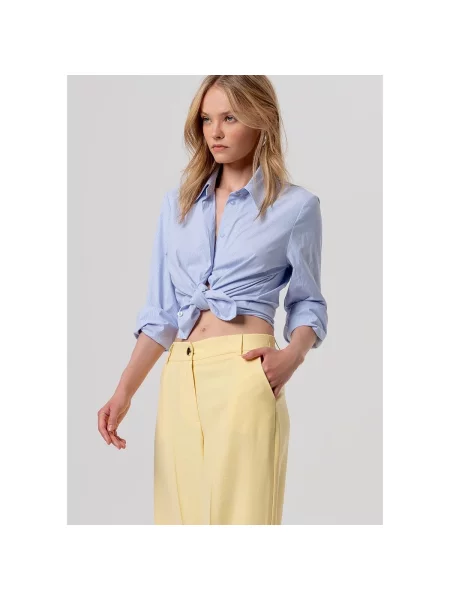 Pantaloni Fracomina galben
