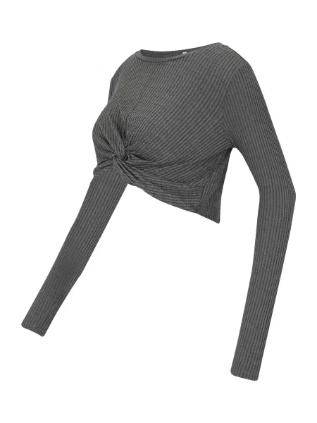 MAMALICIOUS Majica MLANLI tamo siva