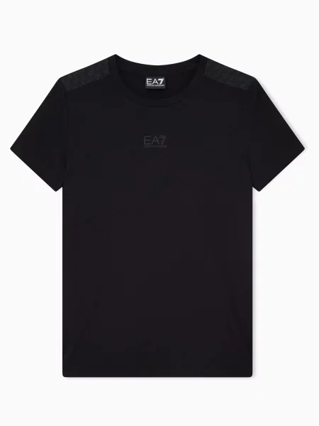 Футболка Ea7 Emporio Armani чорна
