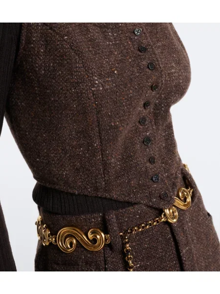 Top Ralph Lauren Collection de lână maro