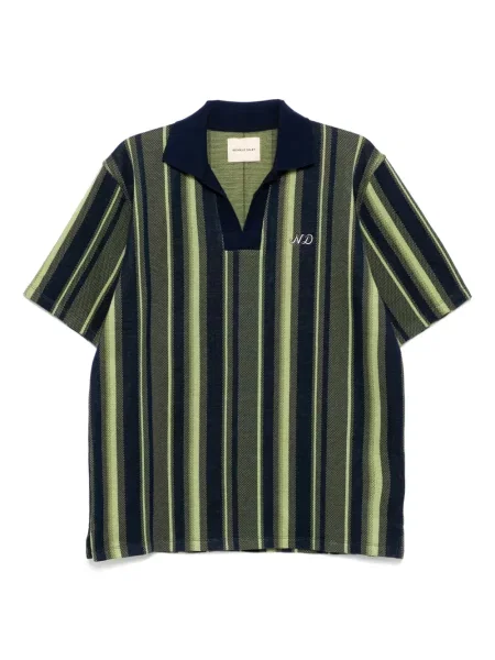 Polo Nicholas Daley cu dungi verde