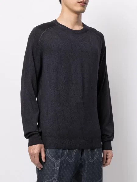 Sweter Etro chunky z grubej dzianiny niebieski