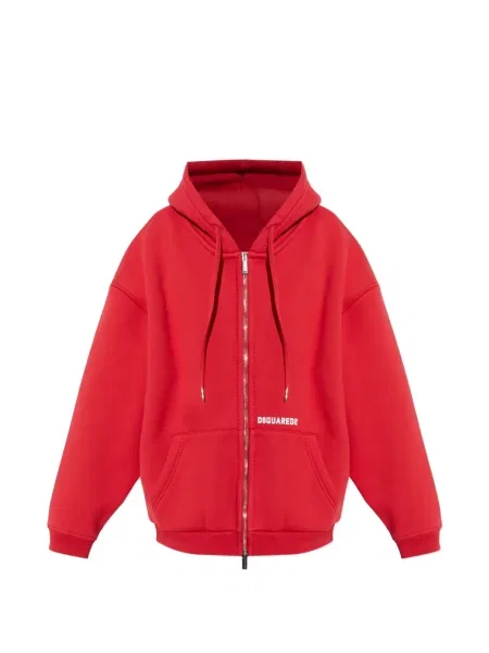 Hanorac cu glugă Dsquared2 roșu