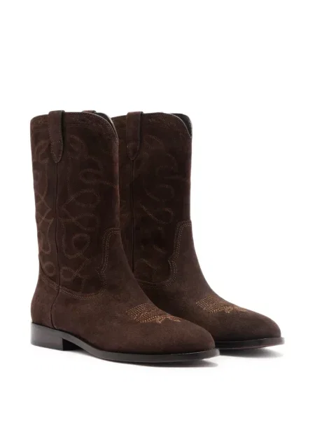 Botine Loeffler Randall din piele de căprioară maro
