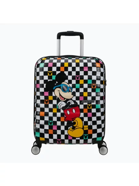 Walizka podróżna American Tourister Disney Wavebreaker 36 l mickey check