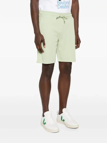 Pantaloni scurți Gant cu broderie verde