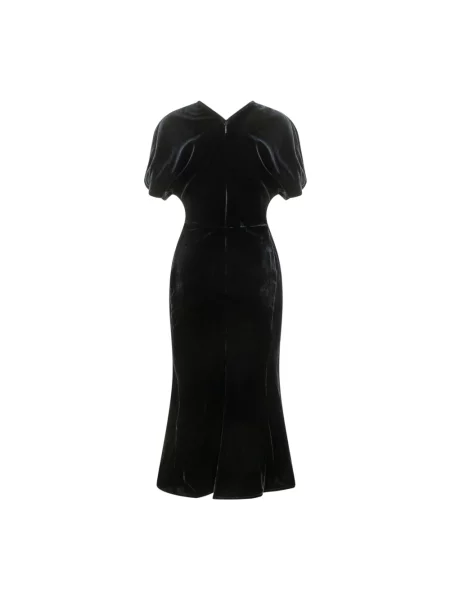 Sukienka midi Victoria Beckham niebieska