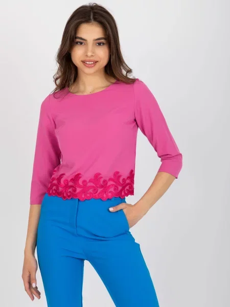 Bluză Fashionhunters roz