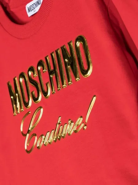 Bluza dziecięca Moschino czerwona