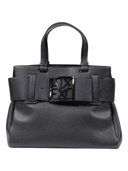 Shopper kabelka Armani Exchange černá