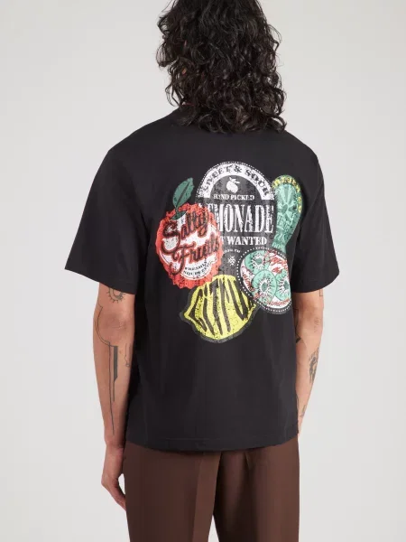QS Tricou galben / roșu / negru alb