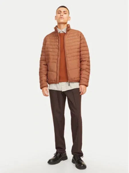 Jack&Jones Vatovaná bunda State hnědá