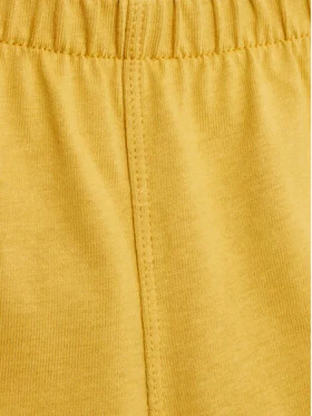 Šortky z materiálu United Colors Of Benetton žluté