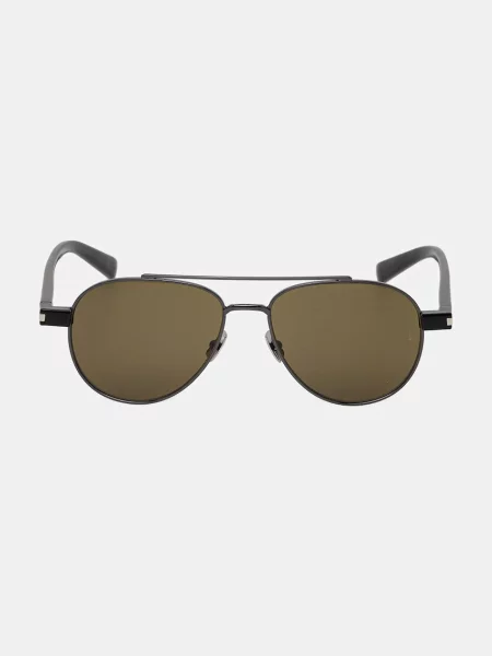 Сонцезахисні окуляри Saint Laurent SL коричневий