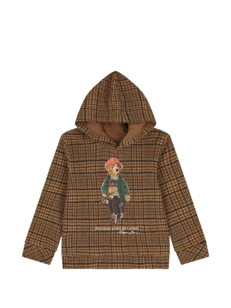 Dětské polotričko Polo Ralph Lauren hnědé