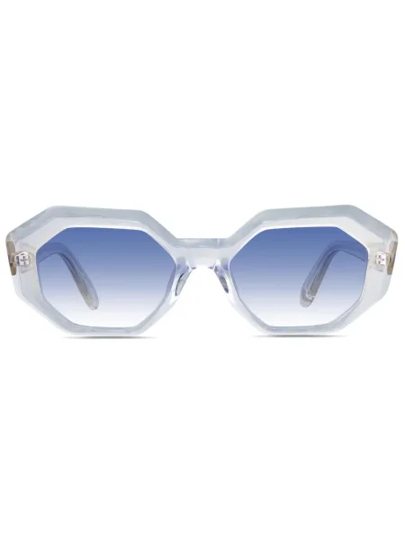 Ochelari de soare Garrett Leight cu imprimeu geometric