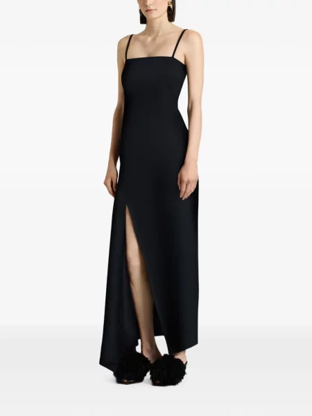 Lung rochie Givenchy din crep negru