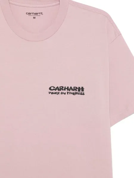 Tricou Carhartt Wip cu imagine roz