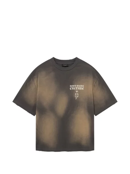 Tricou Don't Waste Culture cu imagine gri