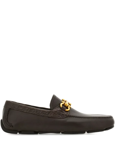 Loafersy Ferragamo hnedá