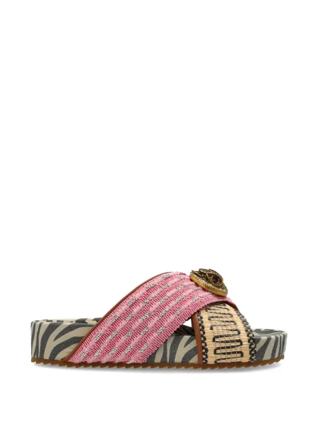 Презрамки маратонки Kurt Geiger London на платформе розово