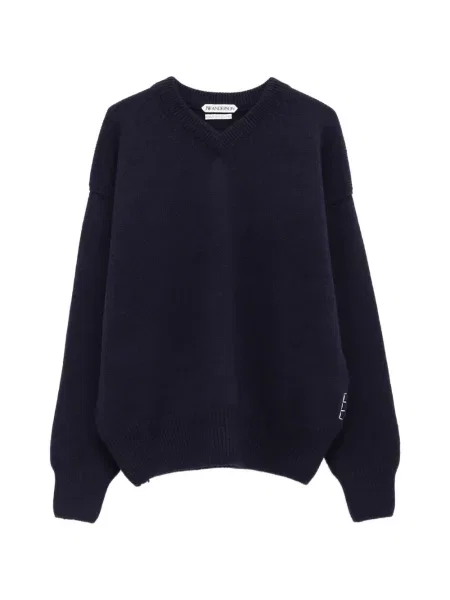 Pulover Jw Anderson cu decolteu în V albastru