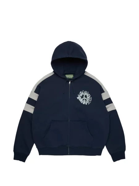 Hanorac cu glugă Denim Tears albastru