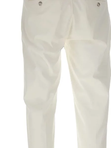Pantaloni chino Re-hash alb