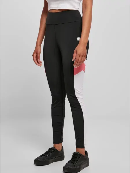 Leggings Starter Black Label cu talie înaltă negru