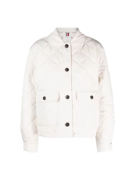 Kurtka Tommy Hilfiger pikowana beżowa
