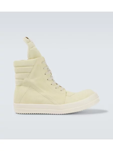 Semišové tenisky Rick Owens žluté