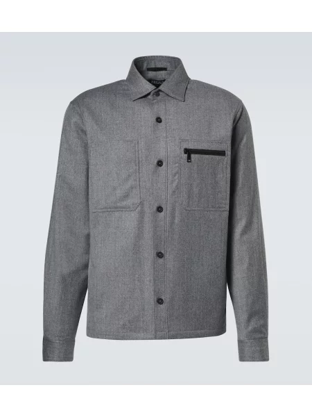 Geacă Zegna de lână gri