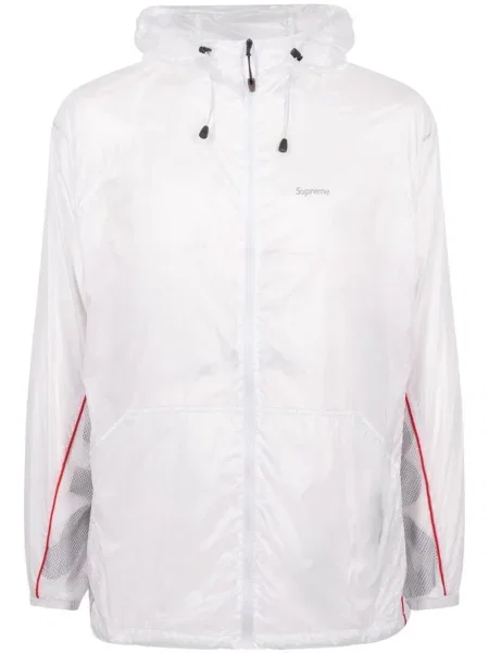 Wiatrówka Supreme z kapturem biała