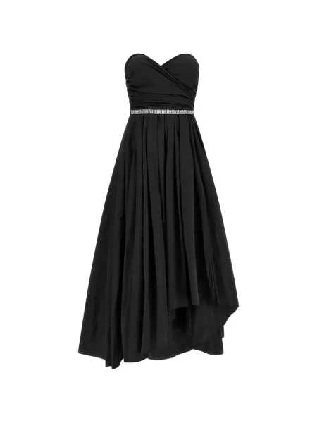 Rochie Pinko cu umerii deschiși de costum negru