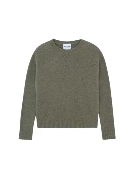 Sweter Kujten z kaszmiru zielony