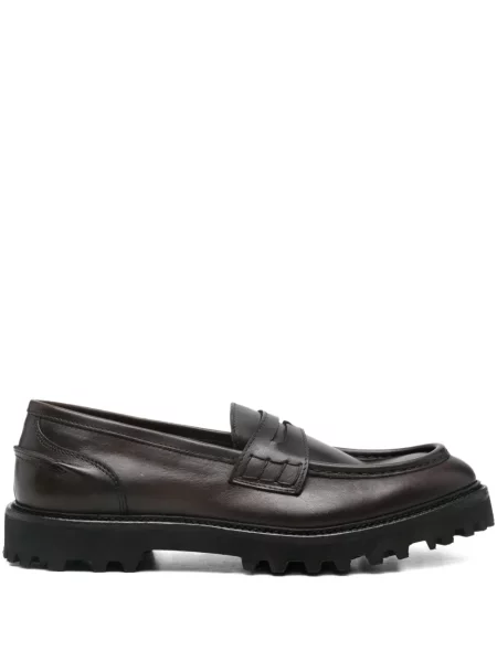Pantofi loafer Fratelli Rennella din piele negru